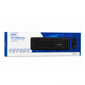 Kit Teclado + Mouse AKT-E7010 USB Aitek