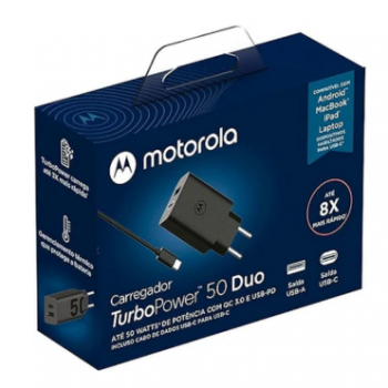Carregador M-507 Tipo C/C turbo power 50+ 50W