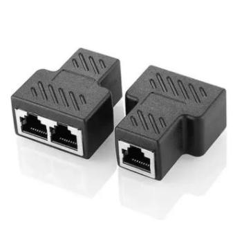Emenda dupla MU29 RJ45 1x2 duplo H´Maston