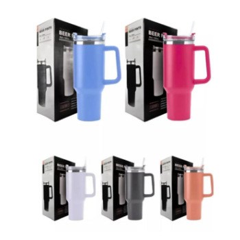 Caneca 1200ML termica tampa e canudo Beer Pints