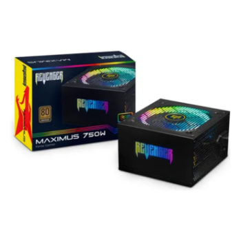 Fonte FO-MAX03RGB PC gamer Maximus 750W Revenger Knup