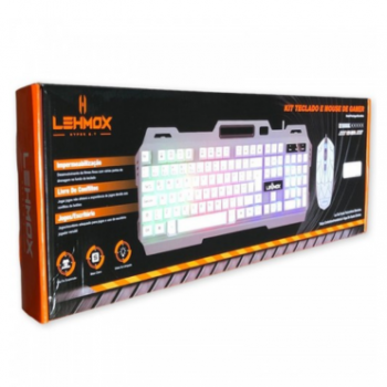 Kit Ley-2078 teclado + mouse com fio Lehmox
