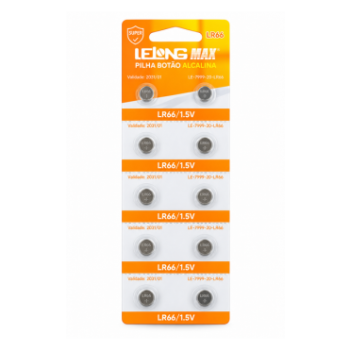Bateria LR66/LR626/AG4 Lelong1,55V c/ 2 und LE-7099