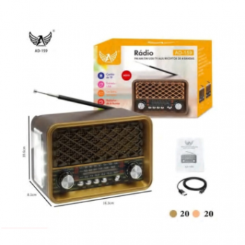 Rádio AD-159 Retro Lehmox
