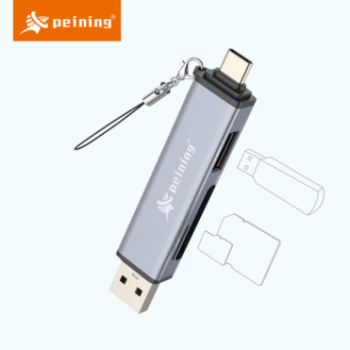 Leitor Pei-CT34 Usb-A Usb-C Cartão Peining