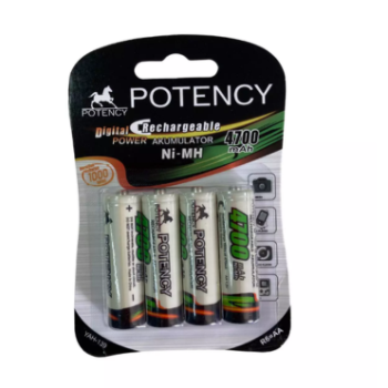 Pilha TB-08-0962 Recarregavel AA Potency com 4und