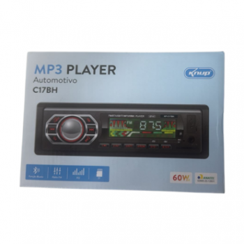 Som rádio CB17BH automotivo 60W - Knup