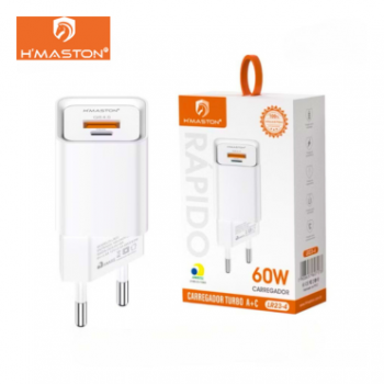 Fonte LR23-4 USB-C/A 60W H´Maston