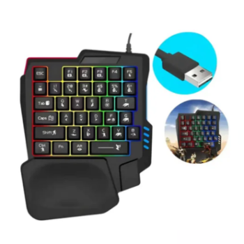 Teclado Ley-2117 1 mão Gamer Lehmox