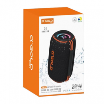 Caixa SM-22 Bluetooth IPX6 A´gold