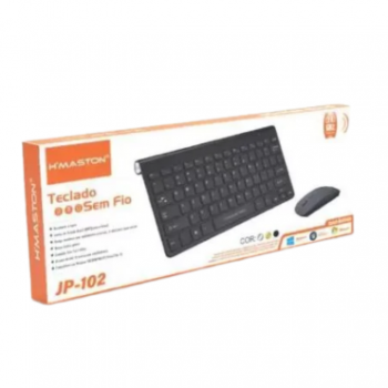 Kit JP102 teclado e mouse sem fio H´maston