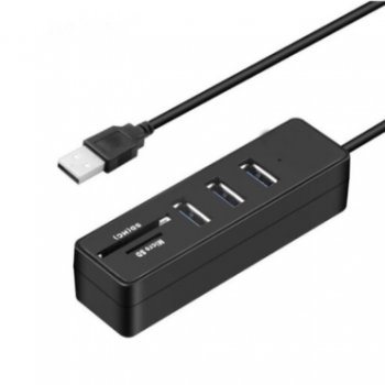 Hub HB-T117 USB/ SD 3 portas Knup