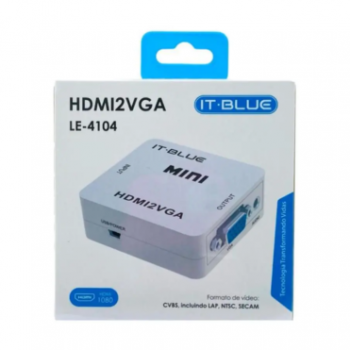 Conversor LE-4104 Hdmi2Vga IT-BLUE