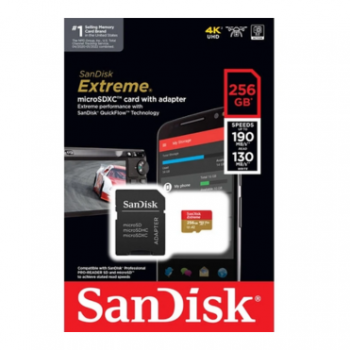 Cartão 256Gb SanDisk Extreme