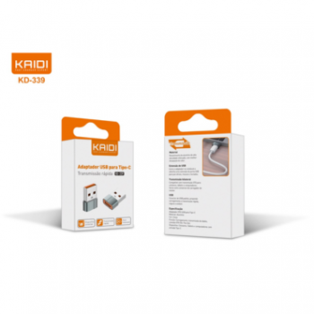 Adaptador kd-339 Otg Usb para Tipo-C Kaidi