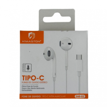 Fone EAR-02 H´Maston Tipo-C