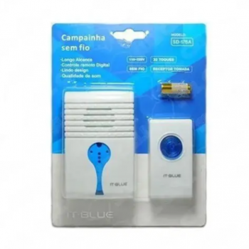 Campainha SD-176A sem Fio IT-BLUE