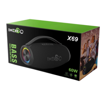 Caixa som IMS-X69 bluetooh 60w Ipx4 Imenso