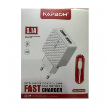 Carregador 5.1 QC3.0 Iphone Kapbom