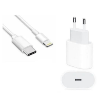 Carregador Completo Lightning  20W - Primeira linha A2465