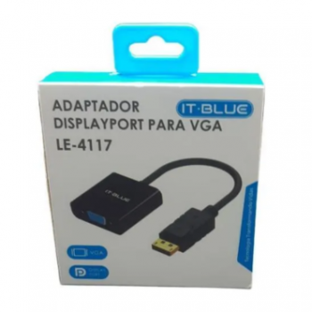 Adaptador LE-4117 DisplayPort / VGA Fêmea IT-BLUE