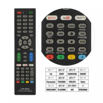Controle TV LE-7740-1 Smart universal