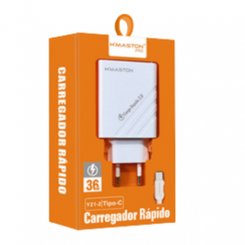 Carregador Y21-2 Tipo C 36W Hmaston