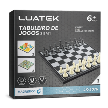 Jogo  LK-6076 damas tabuleiro LuaTek
