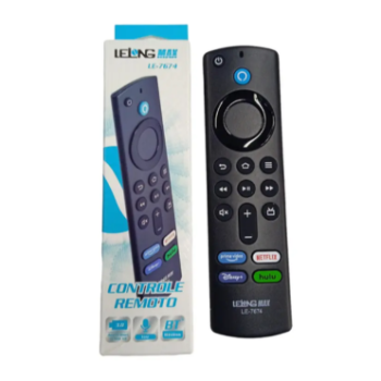 Controle LE-7674 Fire Stick Tv Com Voz