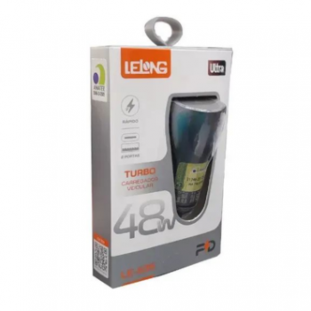Fonte LE-536 48W USB/C veicular Lelong