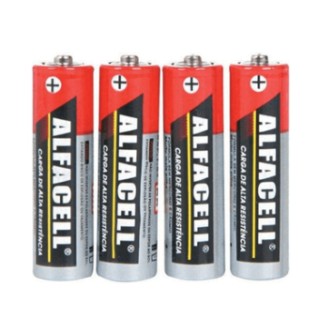 Pilha AA R6P/4SG Alfacell - C/ 4