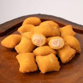 CRUA MINI TRAVESSEIRO DE PRESUNTO E QUEIJO   CONGELADO1KG
