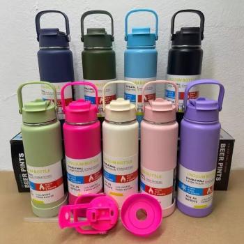 GARRAFA TERMICA 800 ML BICO DUPLO CANUDO SUMEXR YT-1065