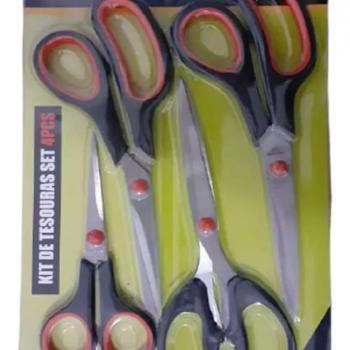 KIT C/ 4 TESOURAS