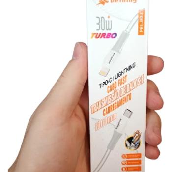 CABO USB-C 30W LIGHTNING 1M PEINING PEI-J82-i