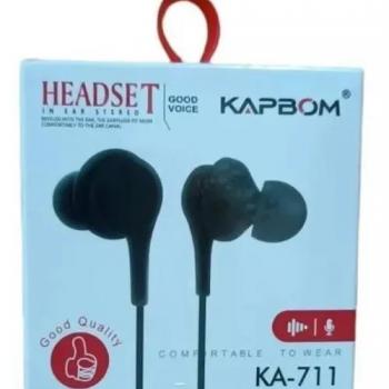 FONE DE OUVIDO C/ FIO P2 KAPBOM KA-711