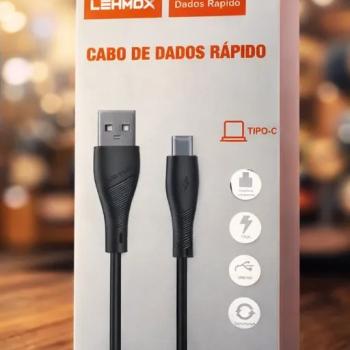 CABO USB CARREGADOR TIPO C 1M LEHMOX  LE-2211-TC