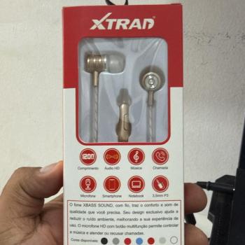 FONE DE OUVIDO C/ FIO P2 XTRAD LC-842
