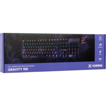 TECLADO USB MECANICO FORTREK GRAVITY 100