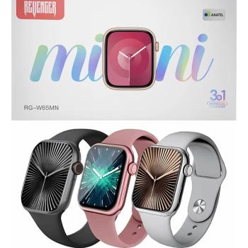 SMARTWATCH 41 MM C/ 3 PULSEIRAS MINI REVENGER RG-W65MN