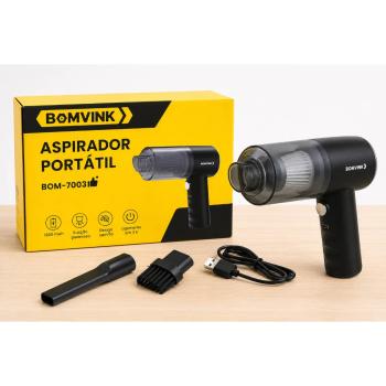 MINI ASPIRADOR DE PO RECARREGAVEL 3 EM 1 BOMVINK BOM-7003