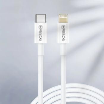 CABO USB-C 30W LIGHTNING 1M HREBOS CB-320I