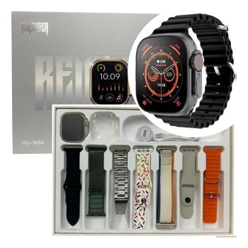 SMARTWATCH  REVENGER C/ 7 PULSEIRAS RG-W64 49 MM