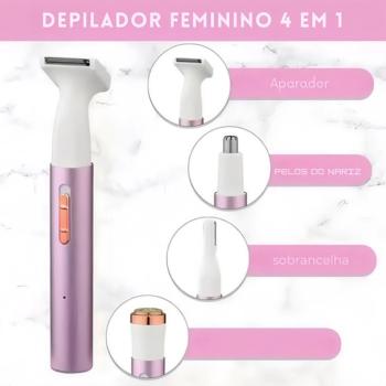 DEPILADOR FEMININO 4 EM 1 BMAX BM-C058