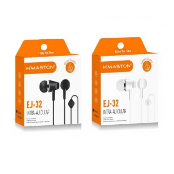 FONE DE OUVIDO C/ FIO P2 HMASTON EJ-32