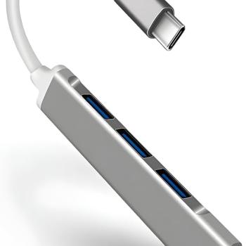 HUB USB-C 4 PORTAS BOMMAX BM-A058