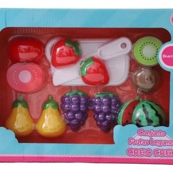 BRINQUEDO KIT FRUTAS CRECK-CRECK  REF 533