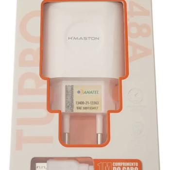 KIT CARREGADOR USB V8 4.8A HMASTON Y27-1