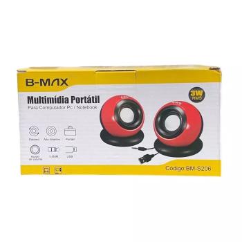 MINI CAIXA DE SOM PC/NOTEBOOK BM-S206