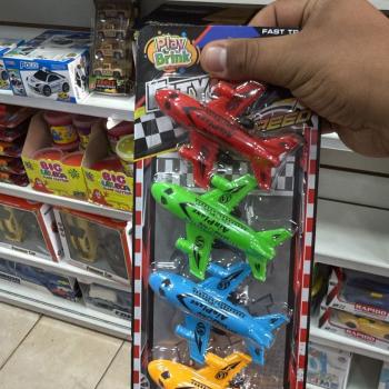 BRINQUEDO KIT AVIAO CITY CAR 4 PCS HL-1475